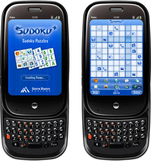 Sudoku Game for Palm Pre